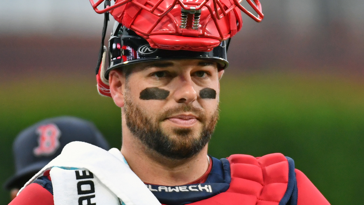 Boston Red Sox Catcher Kevin Plawecki