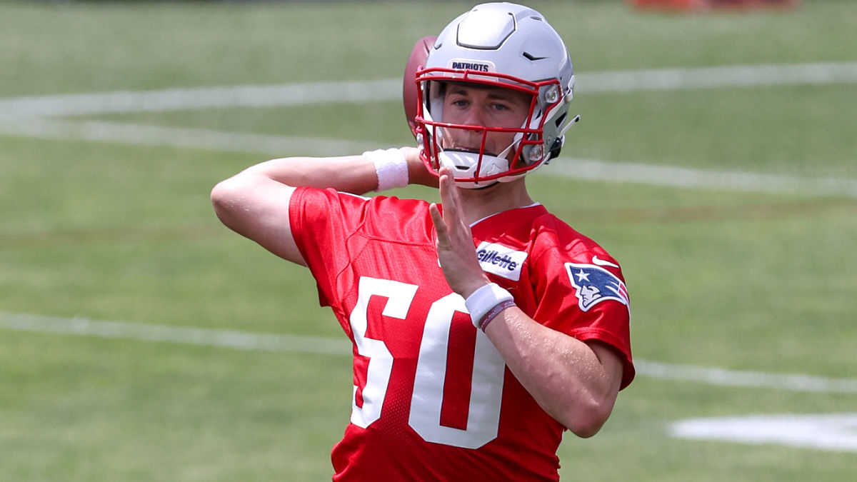 New England Patriots quarterback Mac Jones
