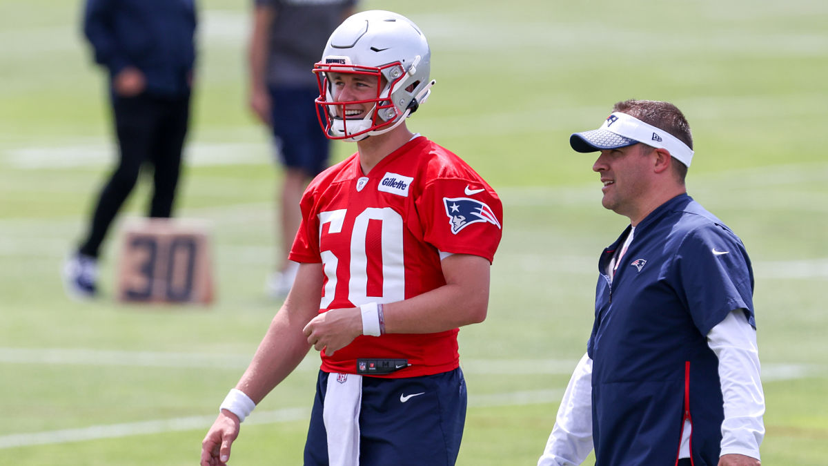 New England Patriots quarterback Mac Jones