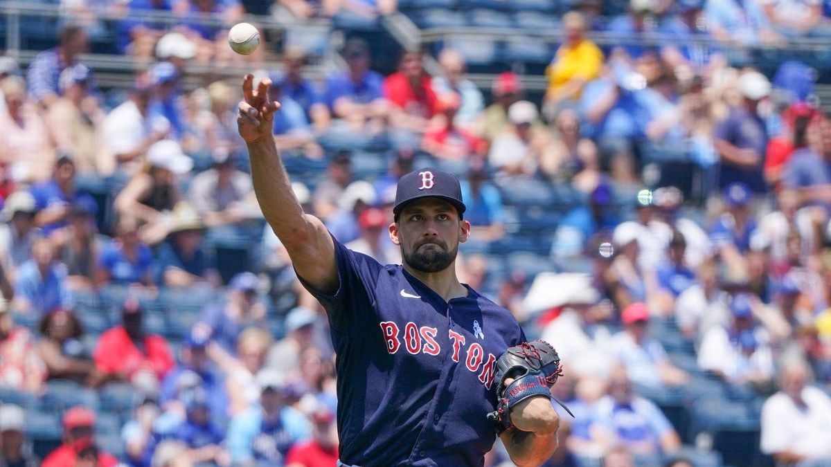 Boston Red Sox pitcher Nathan Eovaldi