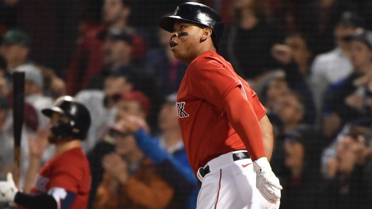 Boston Red Sox third baseman Rafael Devers