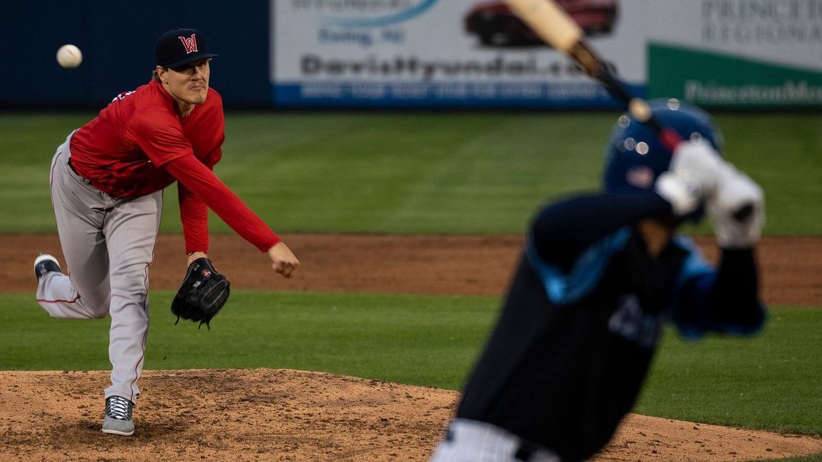 Worcester Red Sox pitcher Tanner Houck