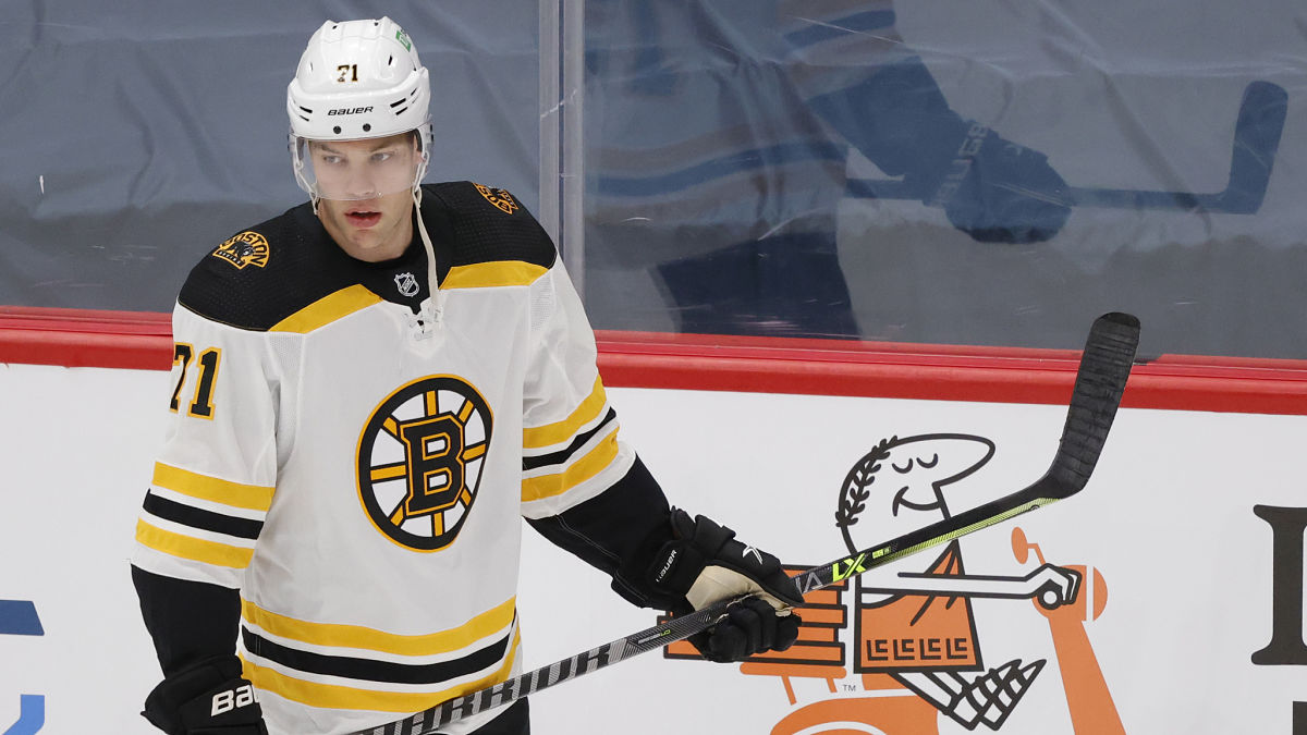 Boston Bruins winger Taylor Hall