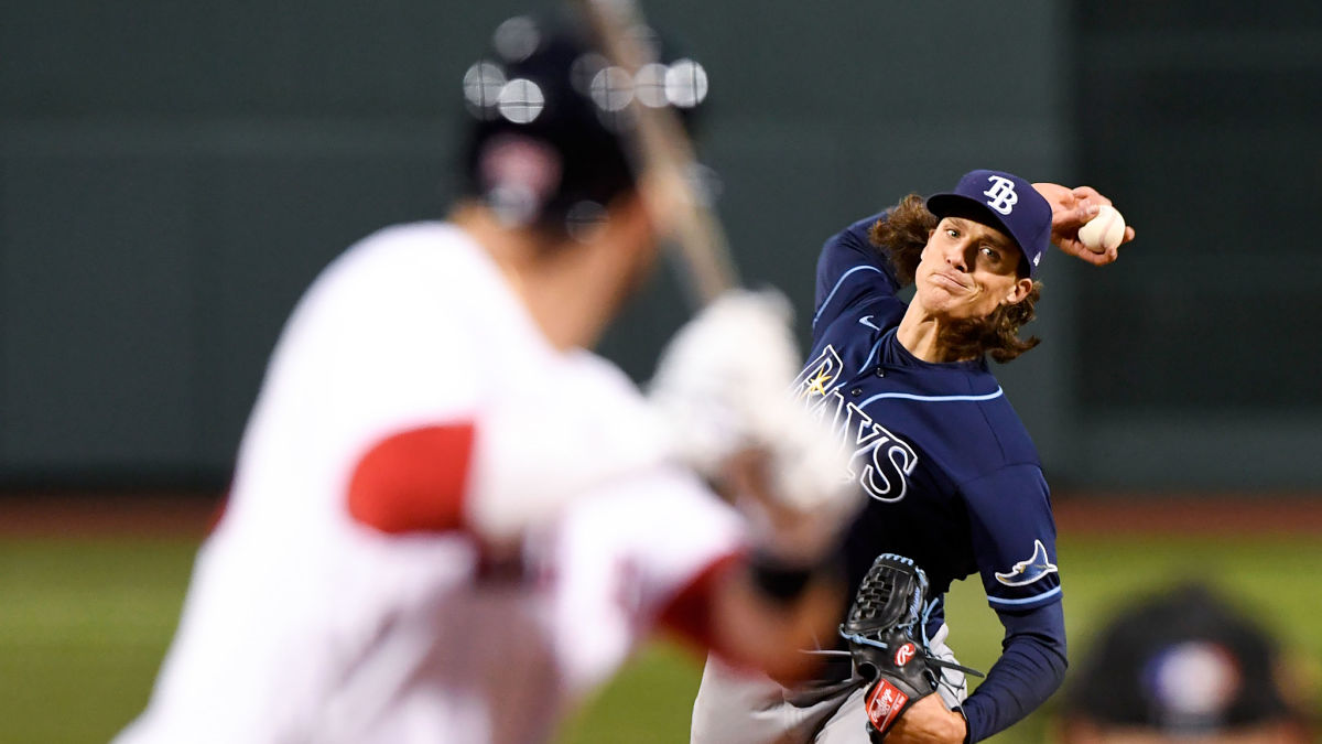 Tampa Bay Rays pitcher Tyler Glasnow
