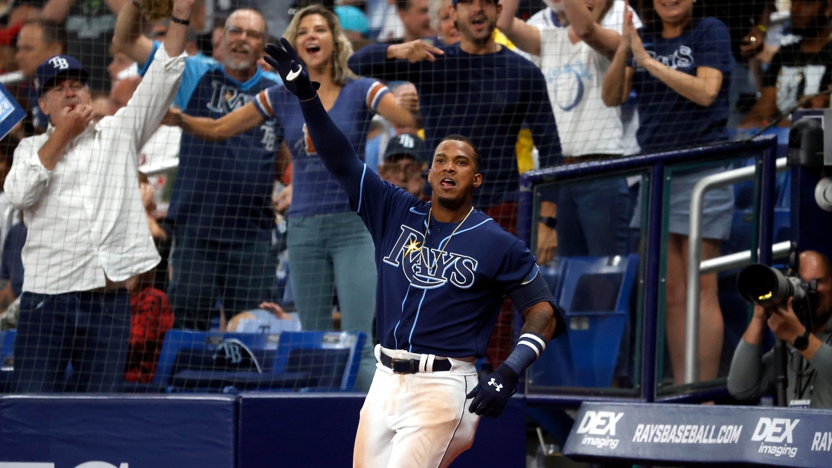 Tampa Bay Rays third baseman Wander Franco