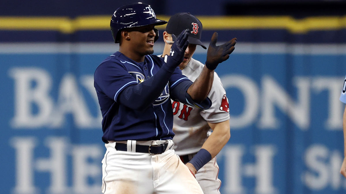 Tampa Bay Rays third baseman Wander Franco