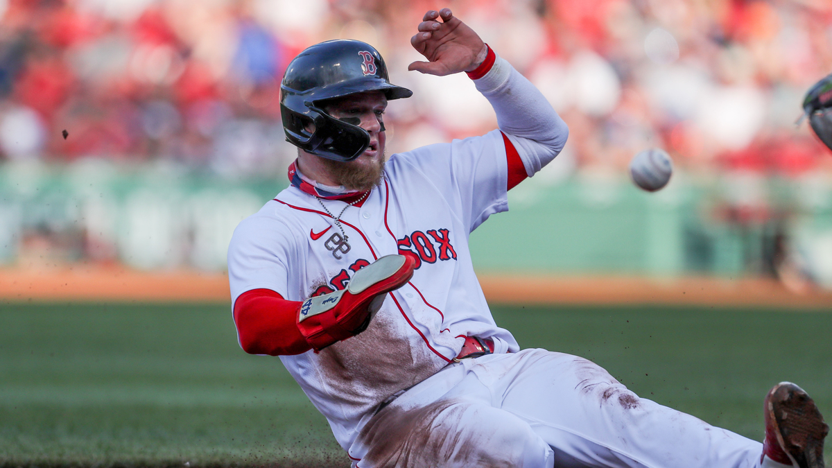 Boston Red Sox left fielder Alex Verdugo