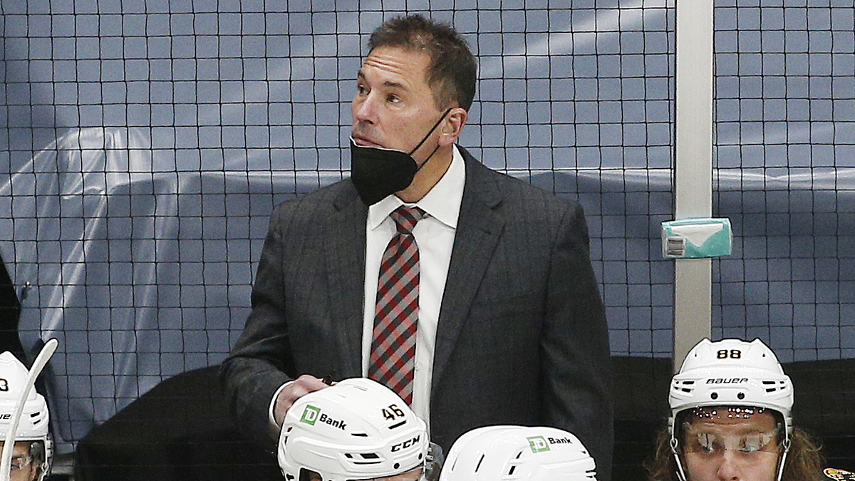 Boston Bruins head coach Bruce Cassidy