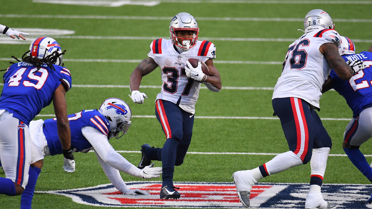 New England Patriots running back Damien Harris