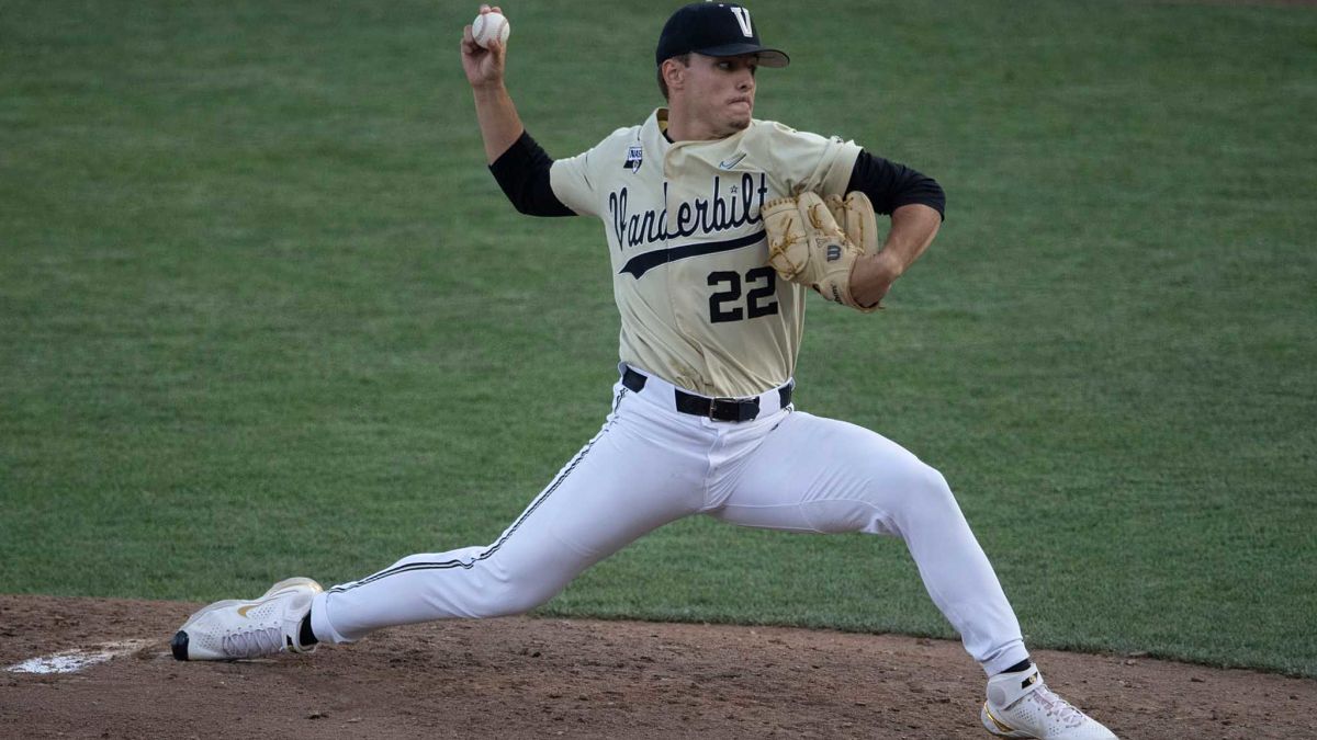 Vanderbilt pitcher Jack Leiter