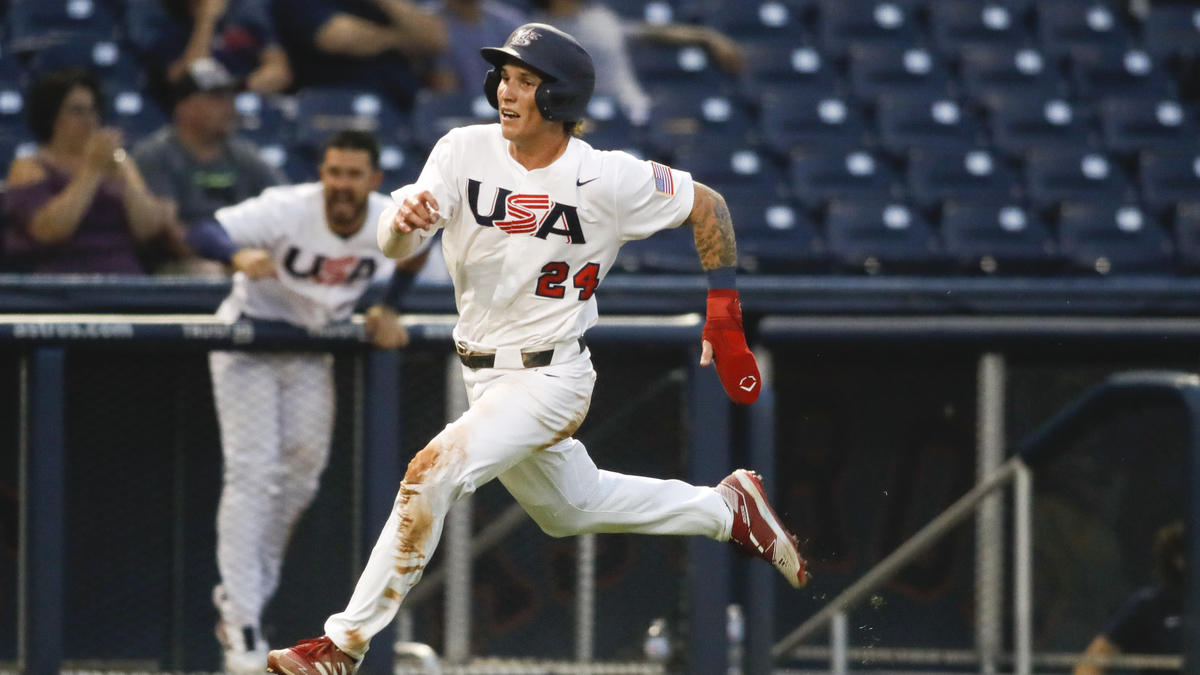 United States center fielder Jarren Duran