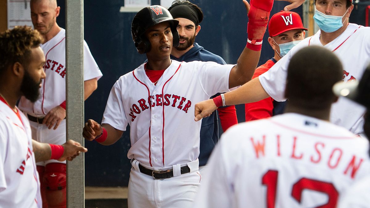 Boston Red Sox infielder Jeter Downs