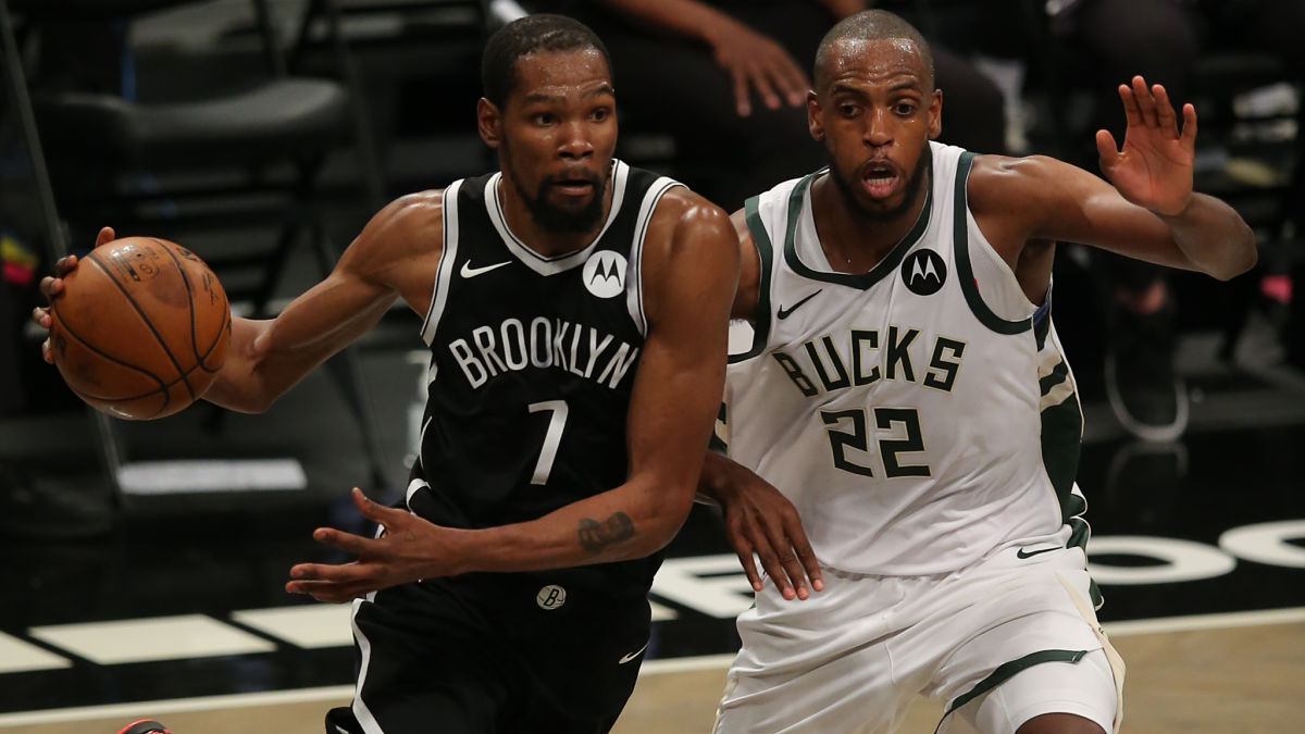 Brooklyn Nets forward Kevin Durant and Milwaukee Bucks guard Khris Middleton