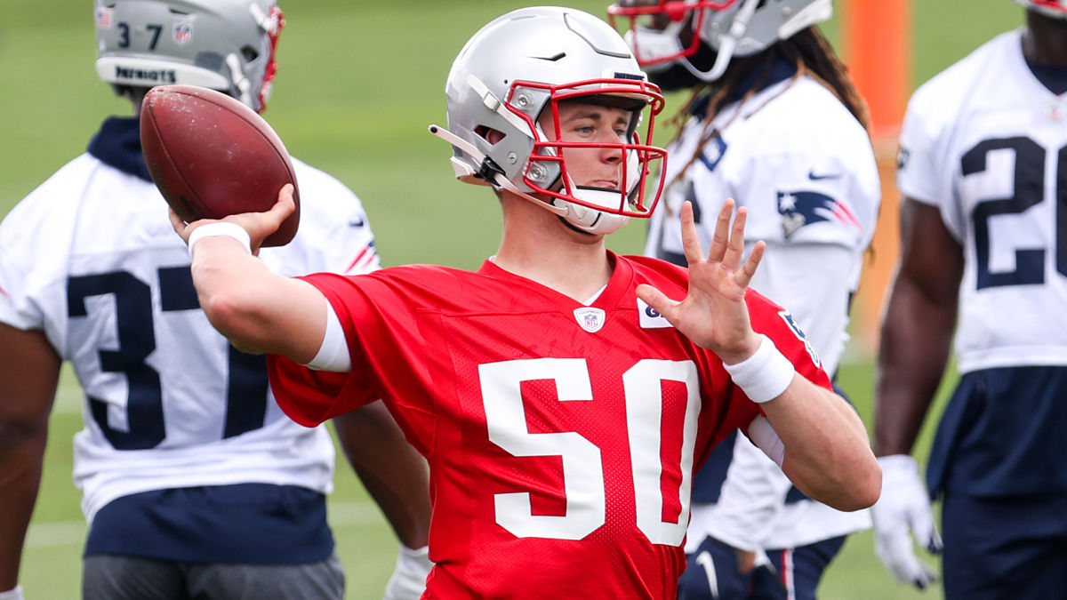 New England Patriots quarterback Mac Jones