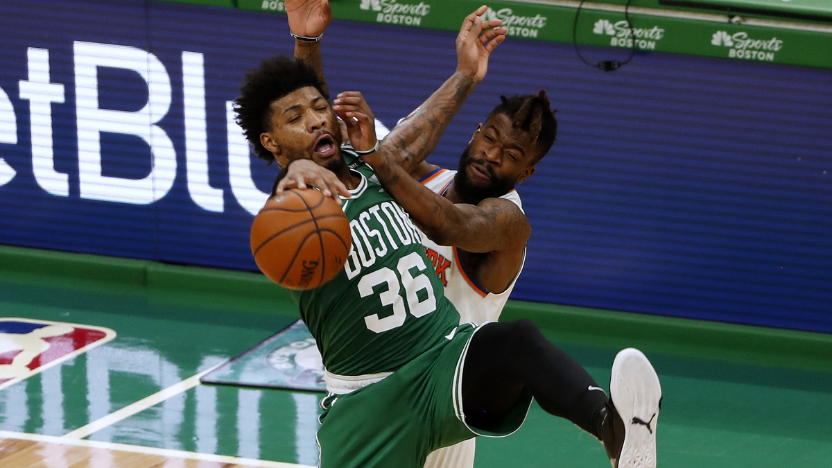 Boston Celtics guard Marcus Smart