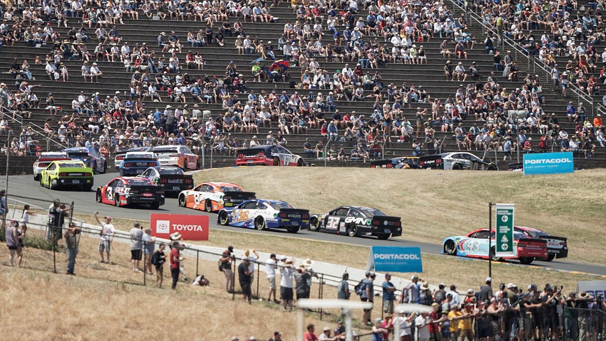 NASCAR driers at Sonoma Raceway