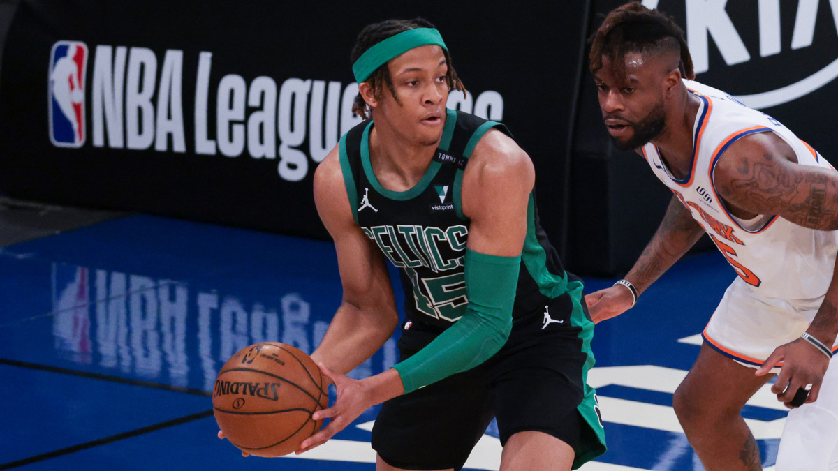 Boston Celtics guard Romeo Langford