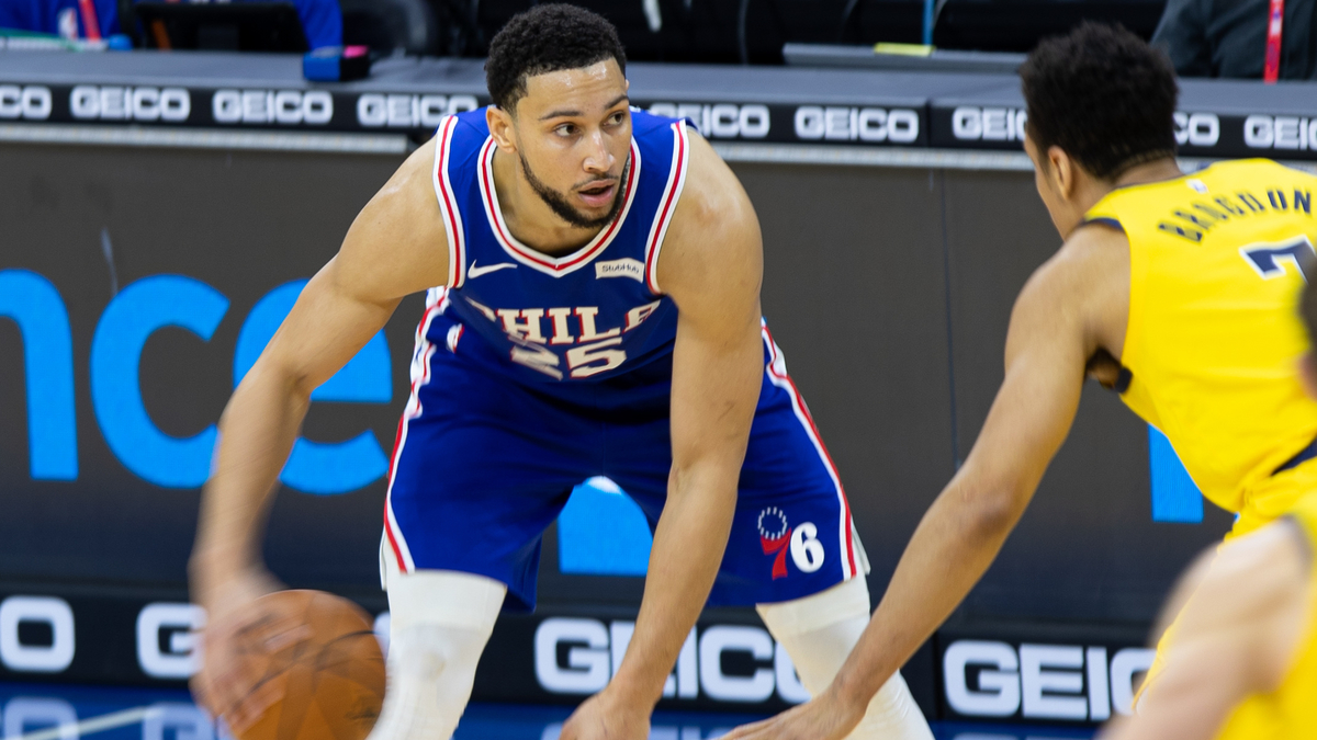 Philadelphia 76ers forward Ben Simmons, Indiana Pacers guard Malcolm Brogdon