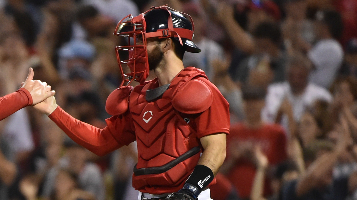 Boston Red Sox catcher Connor Wong