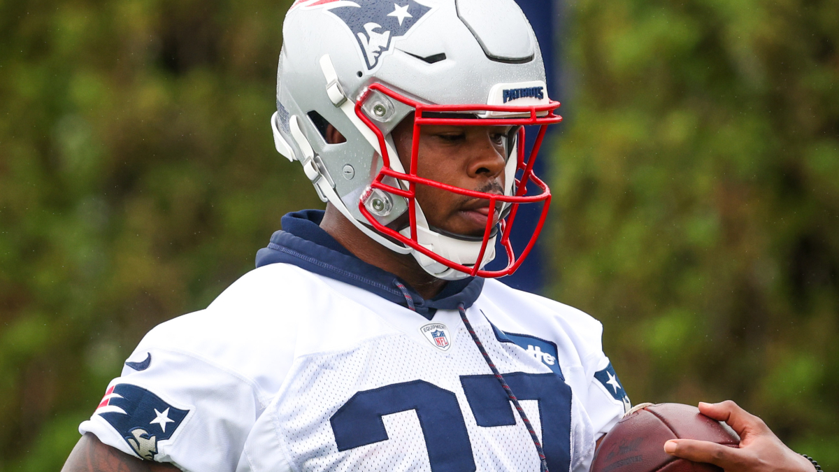 New England Patriots running back Damien Harris