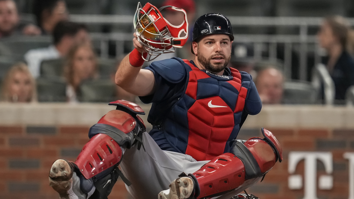 Boston Red Sox catcher Kevin Plawecki