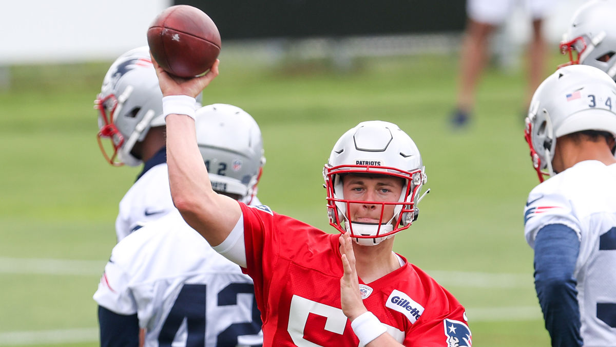 New England Patriots quarterback Mac Jones