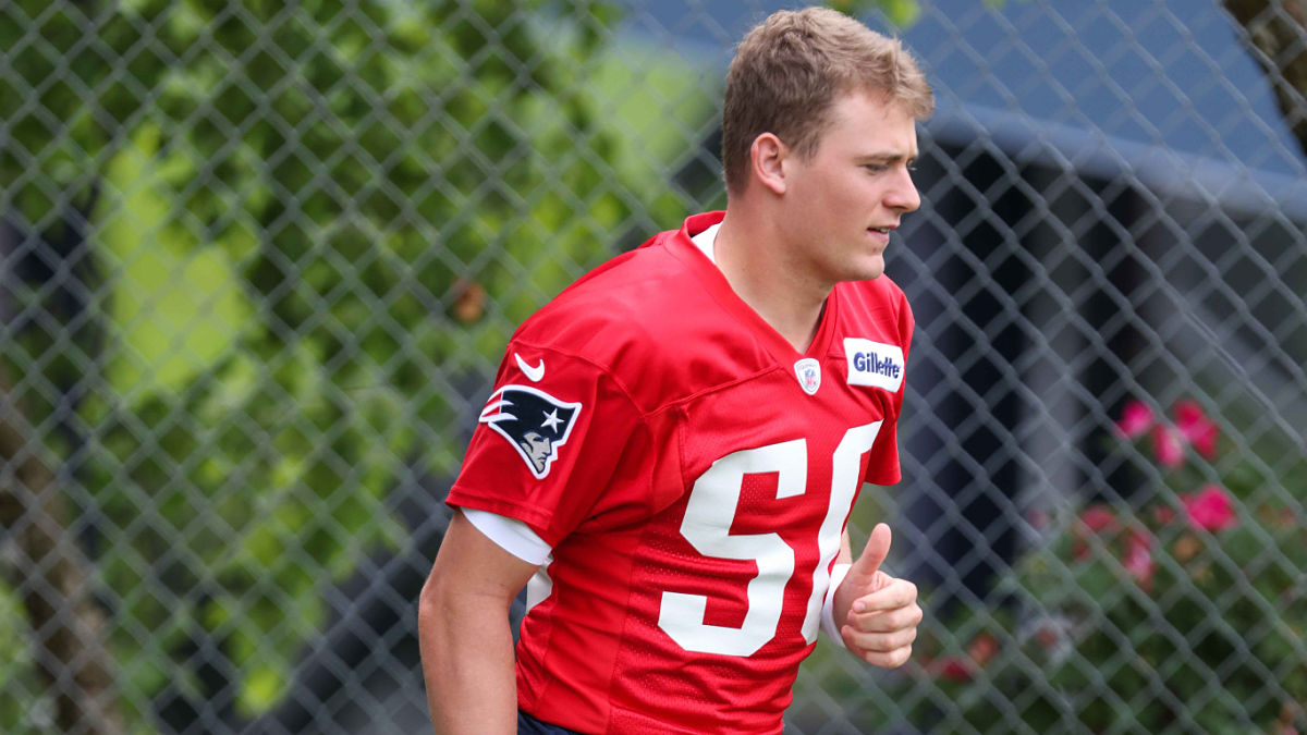 New England Patriots quarterback Mac Jones