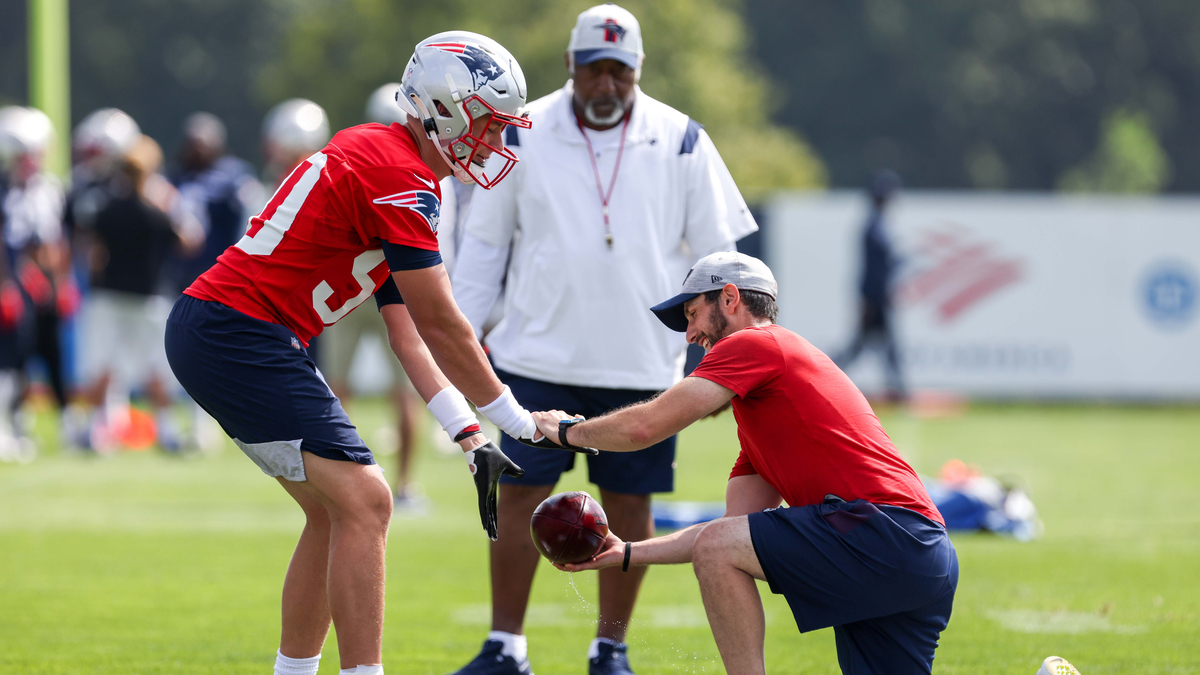 New England Patriots quarterback Mac Jones