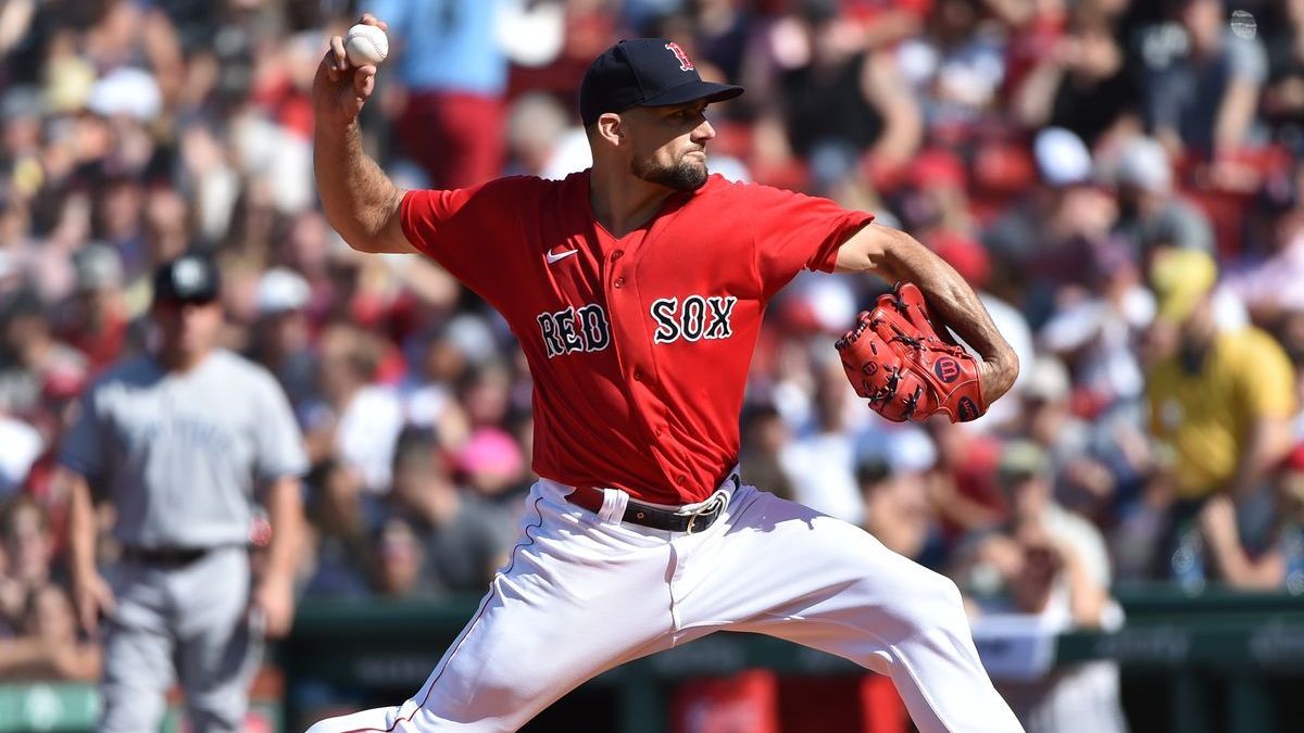 Boston Red Sox pitcher Nathan Eovaldi
