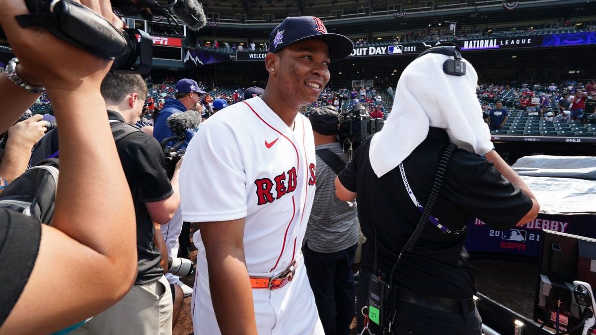 Boston Red Sox third baseman Rafael Devers