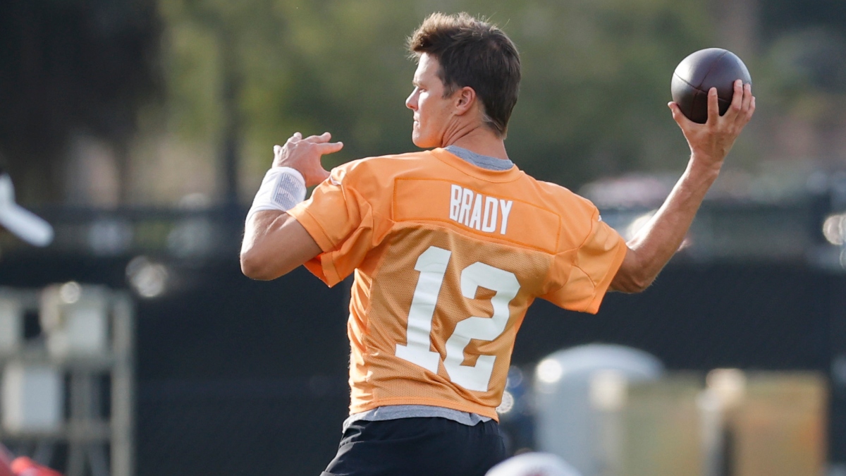 Tampa Bay Buccaneers quarterback Tom Brady (12)