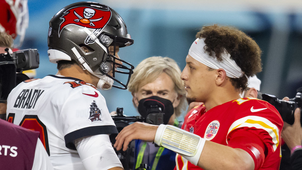Kansas City Chiefs Patrick Mahomes Tampa Bay Buccaneers Tom Brady