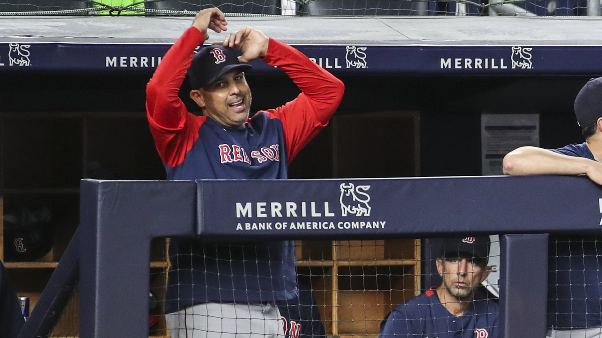Boston Red Sox manager Alex Cora