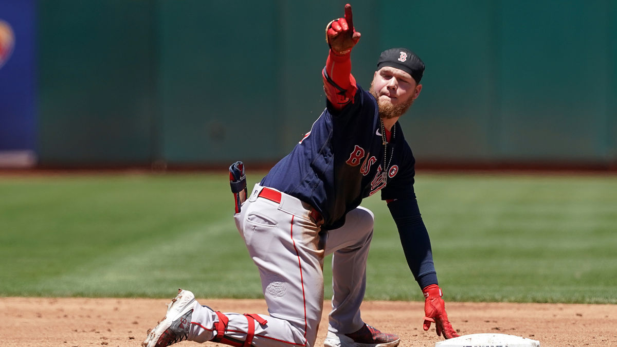 Boston Red Sox outfielder Alex Verdugo