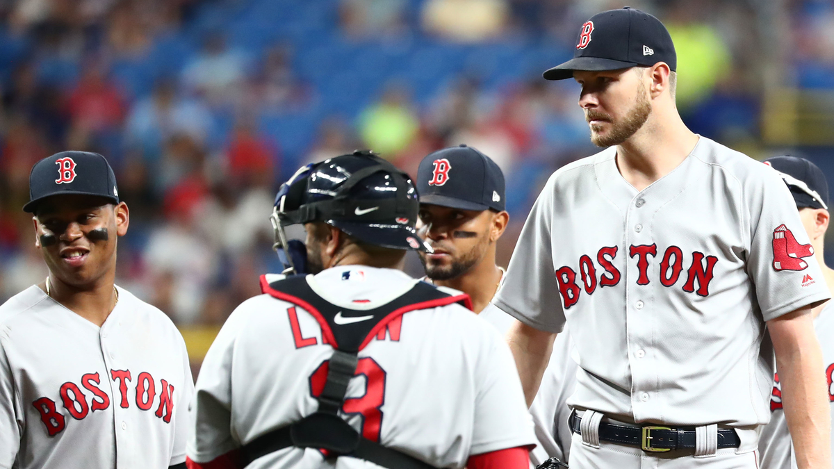 Boston Red Sox starting pitcher Chris Sale