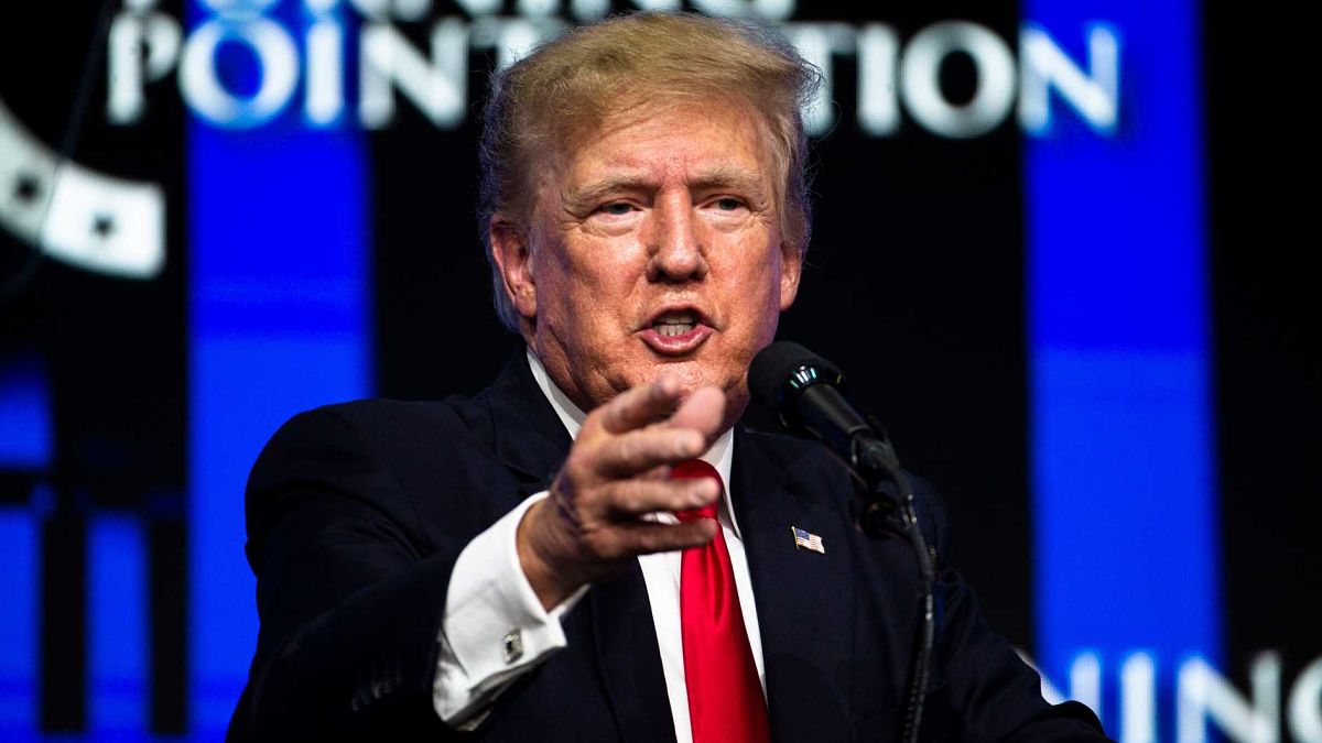 Former United States president Donald Trump