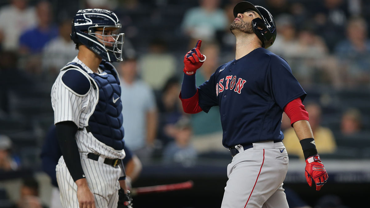 Boston Red Sox designated hitter J.D. Martinez