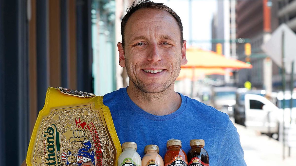 Competitive eater Joey Chestnut