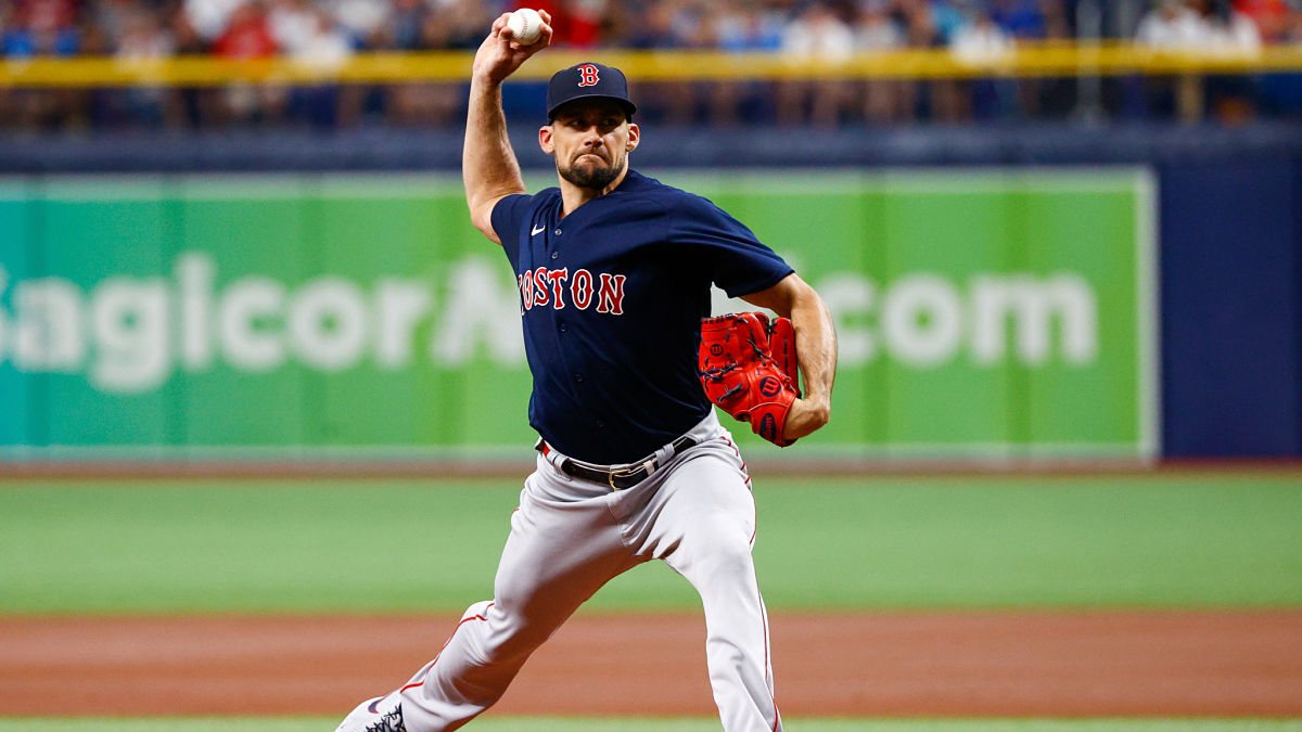 Boston Red Sox pitcher Nathan Eovaldi