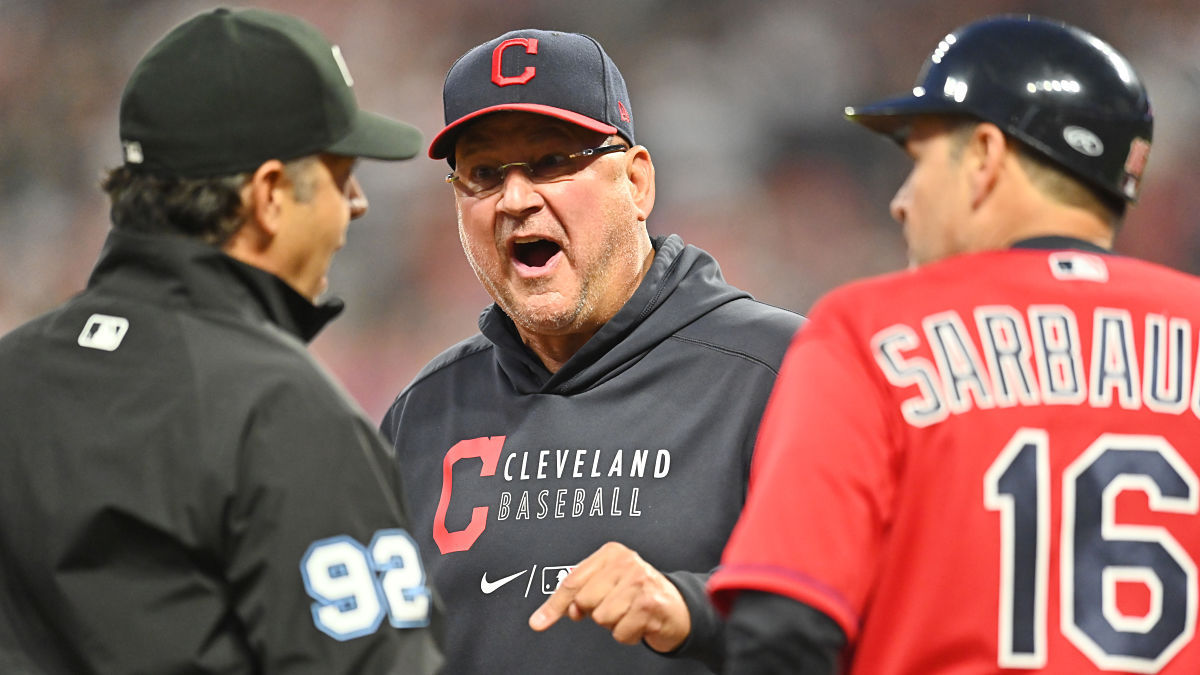 Cleveland Indians manager Terry Francona