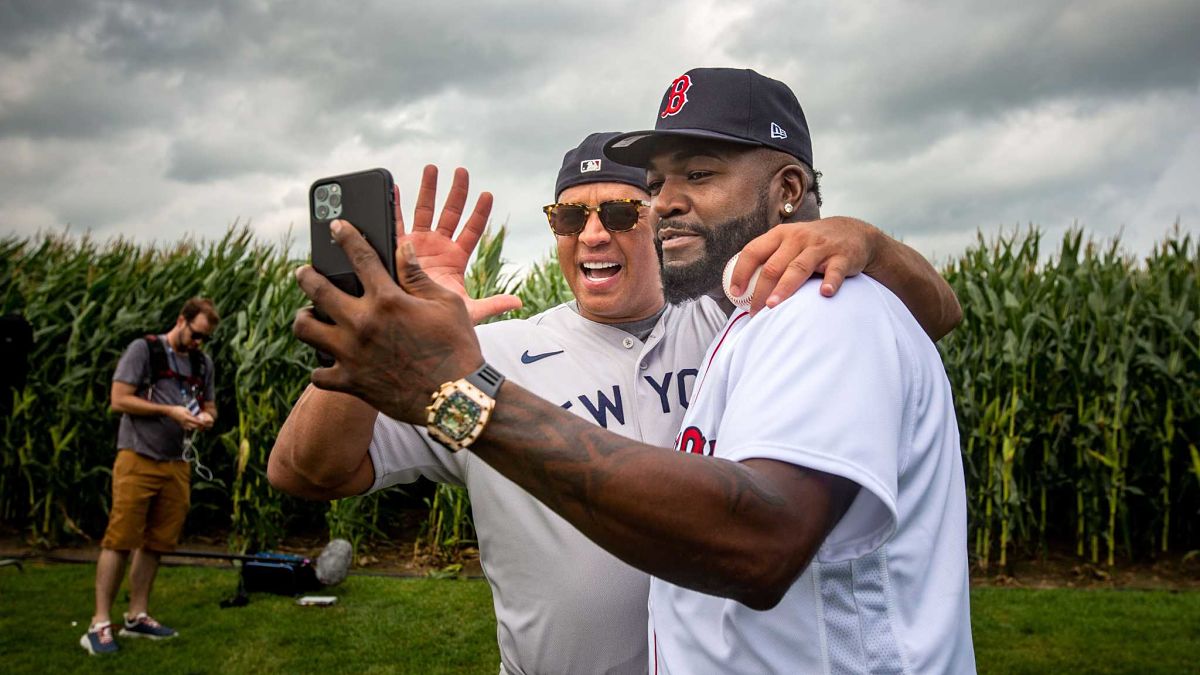 New York Yankees legend Alex Rodriguez, Boston Red Sox legend David Ortiz