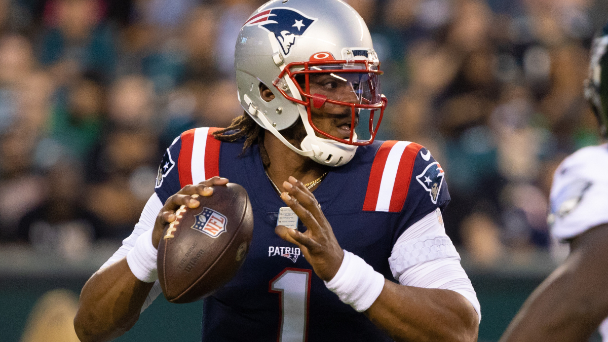 New England Patriots quarterback Cam Newton