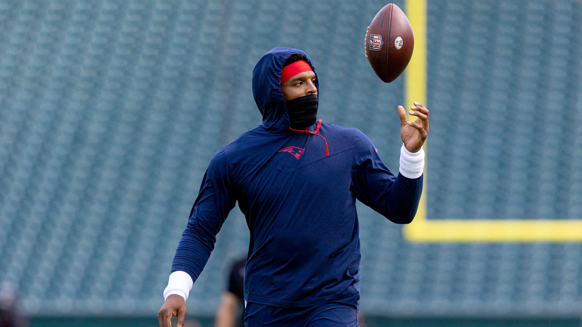 New England Patriots quarterback Cam Newton