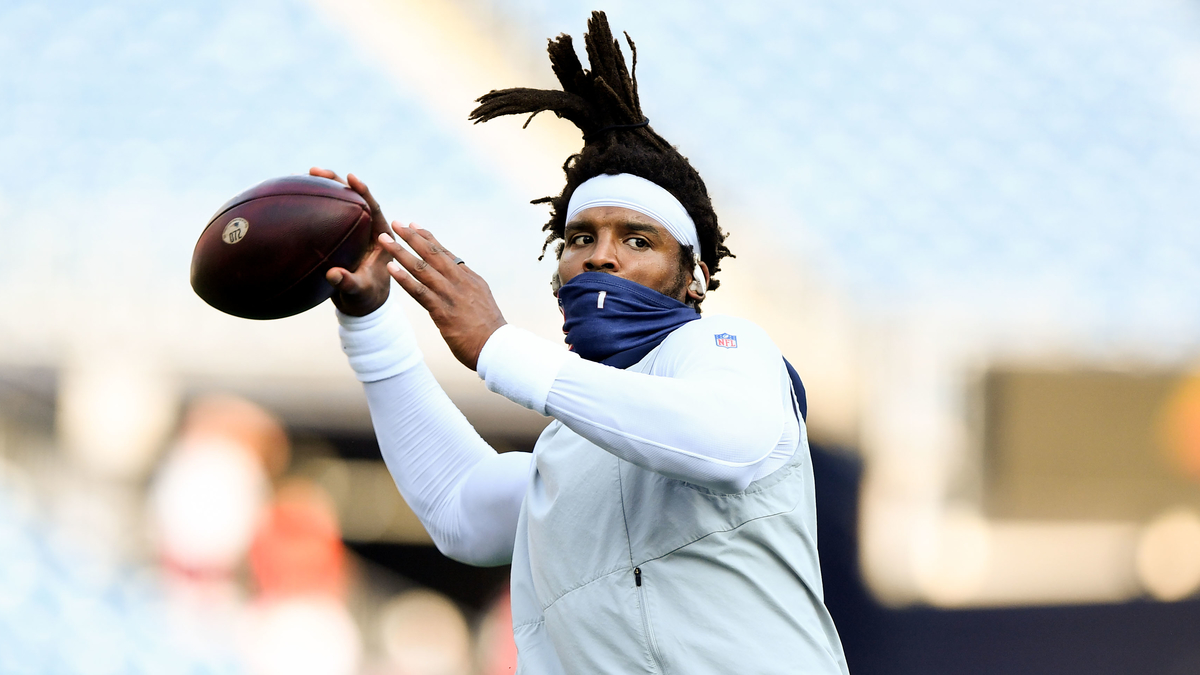 New England Patriots quarterback Cam Newton