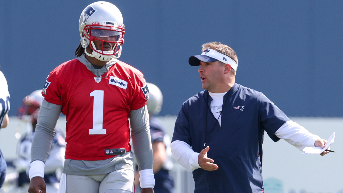 New England Patriots quarterback Cam Newton