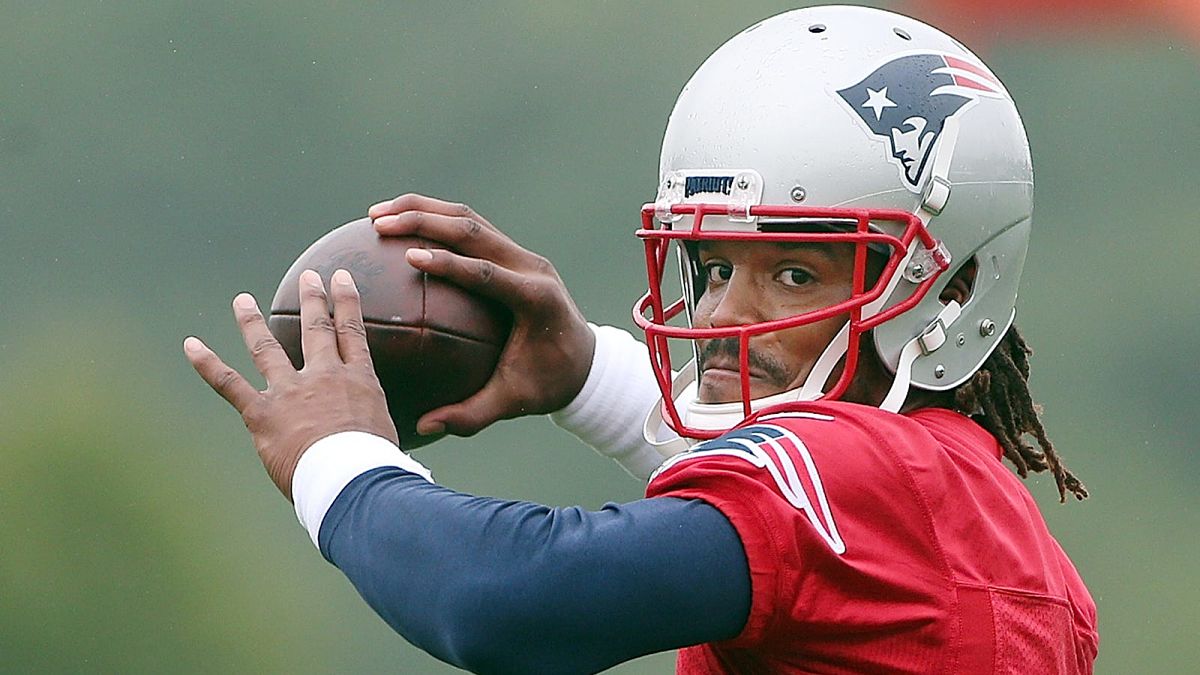 New England Patriots quarterback Cam Newton