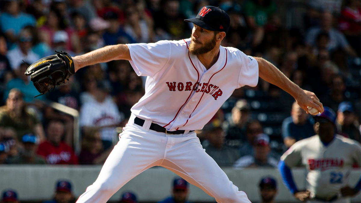 Worcester Red Sox pitcher Chris Sale