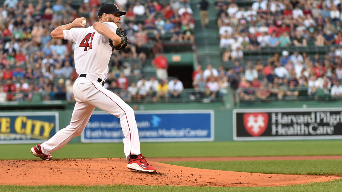 Boston Red Sox pitcher Chris Sale