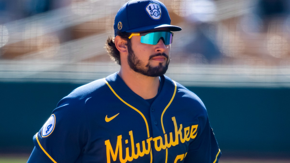 Milwaukee Brewers outfielder Dylan Cozens