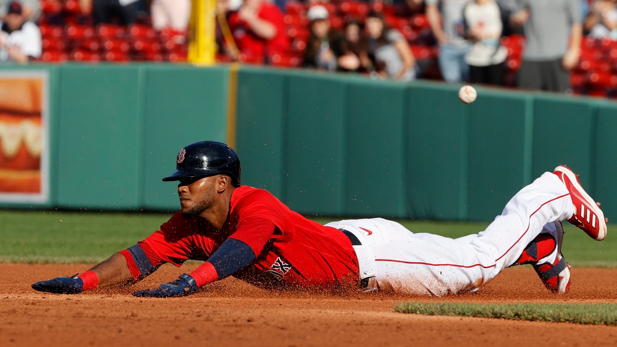 Boston Red Sox outfielder Franchy Cordero